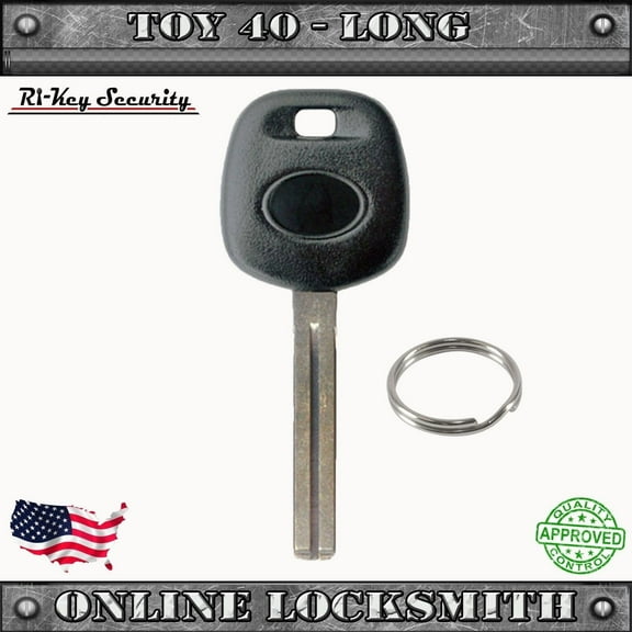 New Blank Key For Many Lexus Vehicles 1997-2001 High-Security TOY40 Long Blade