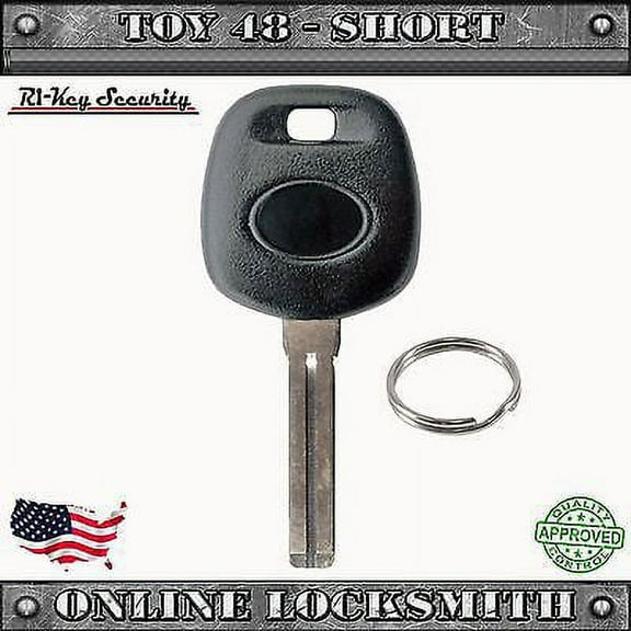 New Blank Key For Many Lexus Vehicles High-Security TOY48 Short Blade TEX 4C