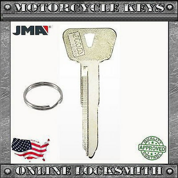 New Blank Key For Yamaha Motorcycles Lock Codes: A7001-A8500 KEYWAY YM63