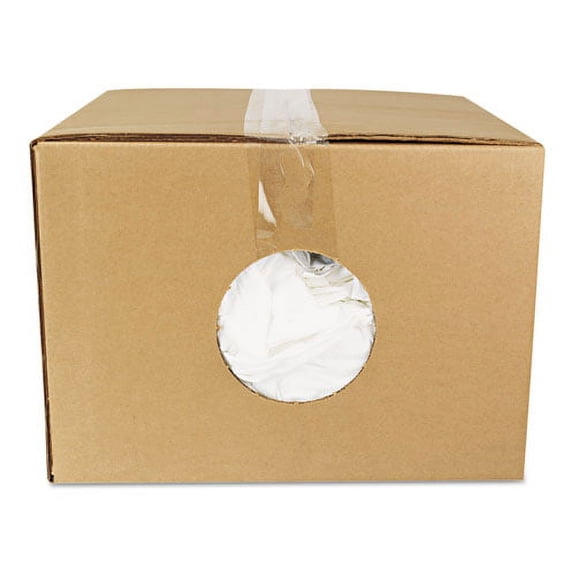 New Bleached White T-Shirt Rags, 25 Pounds/bag | Bundle of 5 Cartons
