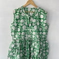 thumbnail image 1 of New Block Wood Floral Dress,Humming Dress,Summer Dress,Handblock Dress,Block print Dress,Dresses For Woman,Button Dress,Pocket Dress,Indian, 1 of 9