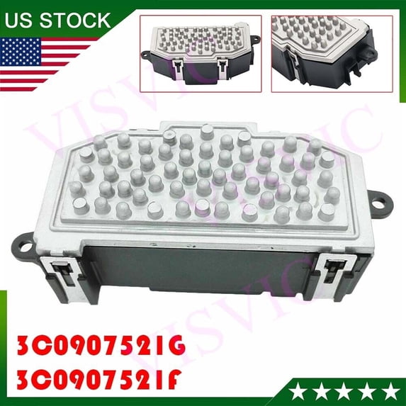 New Blower Motor Resistor Front for VW Volkswagen Beetle 3C0907521F, 3C0907521G