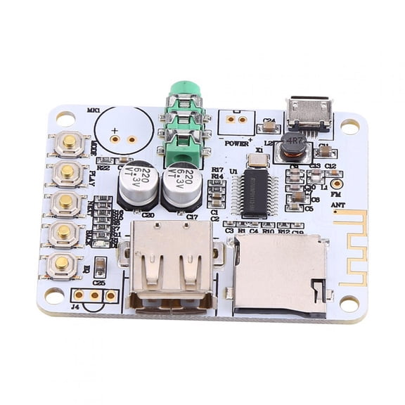 New Bluetooth Audio Receiver Microphone Amplifier USB TF FM MP3 Decoder WMA WAV FLAC Player #2