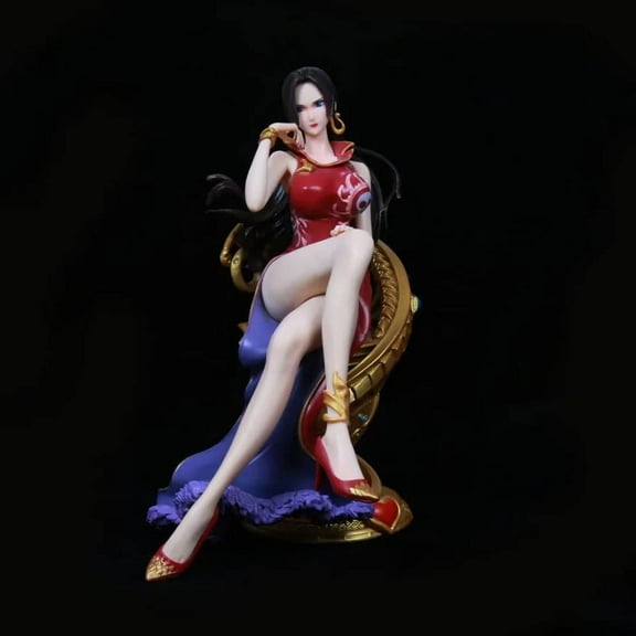 New Boa Hancock Animated Statue Desktop Ornament Adult Collectibles Craft Decorations Collection Holiday Commemorative Gifts