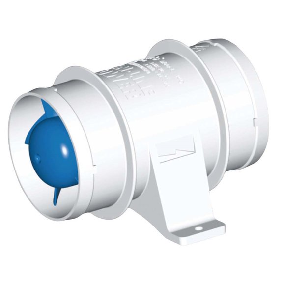 Rule 140M In-Line Marine Bilge Blower, 3 Inch, 12V, 135 CFM