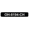 thumbnail image 1 of New Boat Registration Number Plates bernard Engraving Rp2400b Plastic Black 24" L x 4" H, 1 of 2