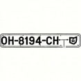 thumbnail image 1 of New Boat Registration Number Plates bernard Engraving Rp3200w Plastic White 32" L x 4" H, 1 of 2