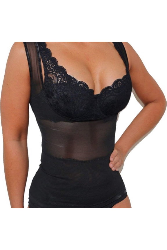New Body Shaper Compression Shapewear XxLarge Black