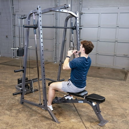 New Body Solid Powerline PSM200P4 Smith Machine Package Multi-Station Home Gym