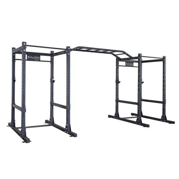 New Body Solid Pro Clubline SPR1000DB Double Power Racks with Monkey Bars