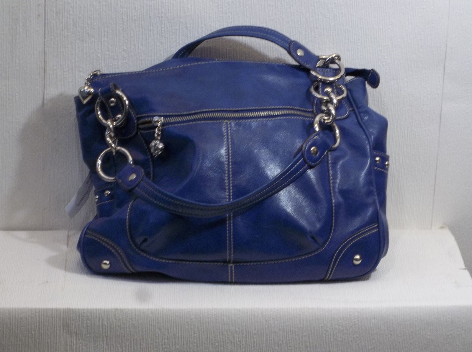 New Bolso Azul Kathy Van Zeeland Women's Handbag