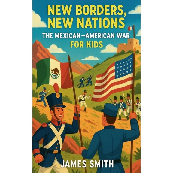 New Borders, New Nations: The Mexican-American War For Kids, (Paperback)