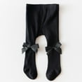 thumbnail image 1 of New Born Baby Girl Tights Toddler Tights with Bow Seamless Leggings Stockings Infant Cotton Pantyhose 0-24 Months, 1 of 4