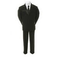 thumbnail image 1 of New Born Baby Toddler Kid Teen Boy Black Formal Wedding Party Suit Tuxedo S-20, 1 of 4