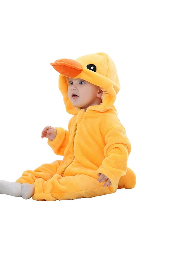 New Born Clothes Baby Boy New Children's Baby Class A Flannel Crawl Suit Children's Performance Suit Border Flanged Crawl Boys Metallic Bodysuit Toddler Undershirts 18 24 Months B Yellow 18-24 Months