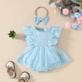 thumbnail image 1 of New Born Clothes Baby Girl Romper Baby Girl Dresses Baby Outfits Girl 1st Birthday Dress Baby Girl Dresses 9-12 Months, 1 of 8