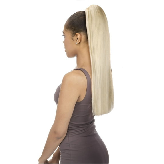 New Born Free Synthetic Blunt Cut Drawstring Ponytail - PBL03 (613)