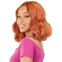 New Born Free Synthetic CUTIE Collection Voluminous Natural Wavy Bob Middle Part Full Wig - CTT218 (GINGER)