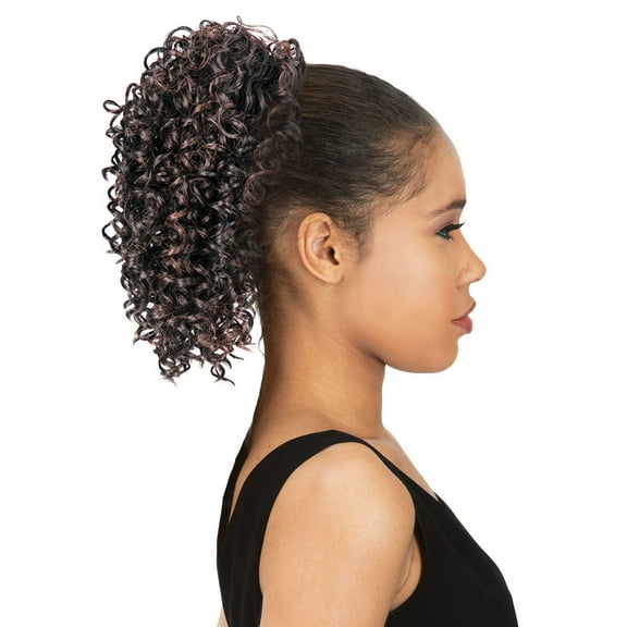 New Born Free Synthetic Drawstring Ponytail Tight Curly Style - 0385 JASMINE (4)