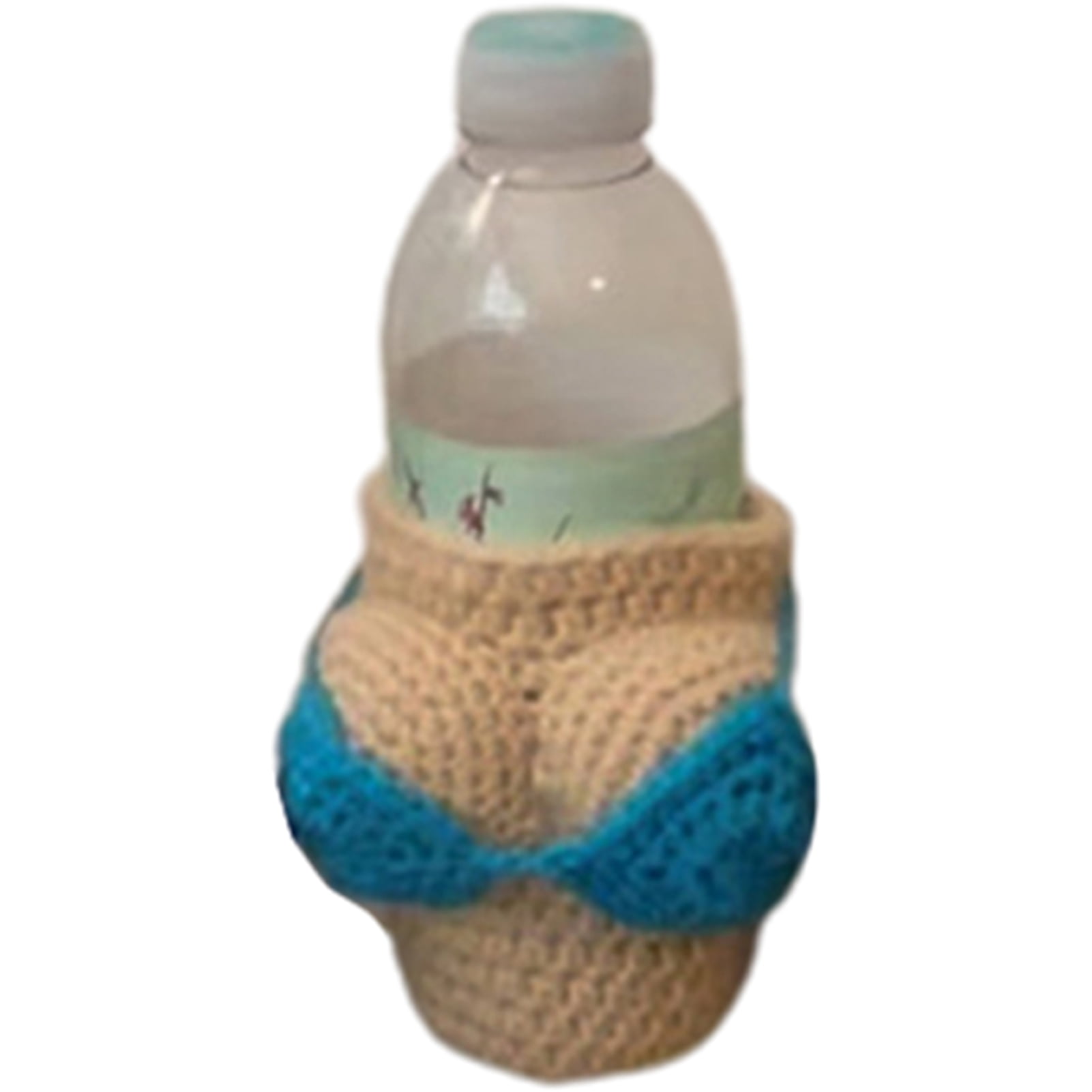 New Bottle Cozy Beer Covers Big Boobs Design Soft Knitted Bottle