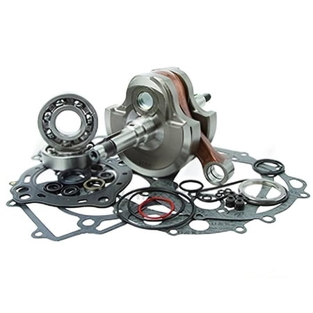 Bottom End Crankshaft Rebuild Kit Compatible with 2003-2008 Arctic Cat/Kawasaki/Suzuki DVX400 KFX400 LT-Z400 398cc 4-Stroke 90.0mm Bore Main Bearings Oil Seals Gasket Set 1220007840