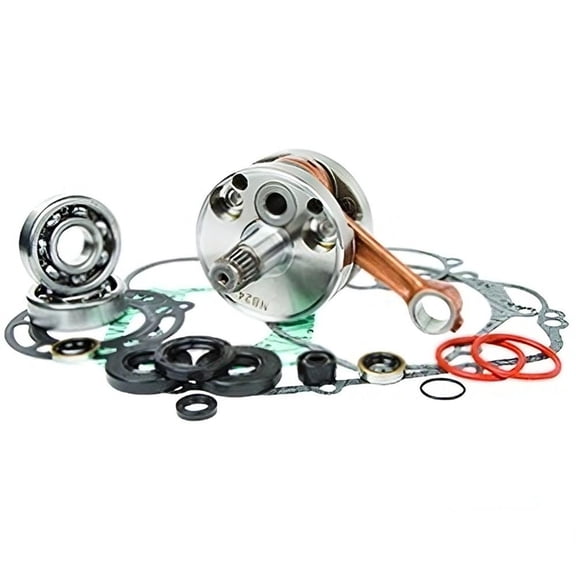 Complete Bottom End Engine Rebuild Kit Compatible with 1991-1997 Kawasaki KX80 80cc 2-Stroke Crankshaft Assembly Bearing Seal Kit 13031-1313