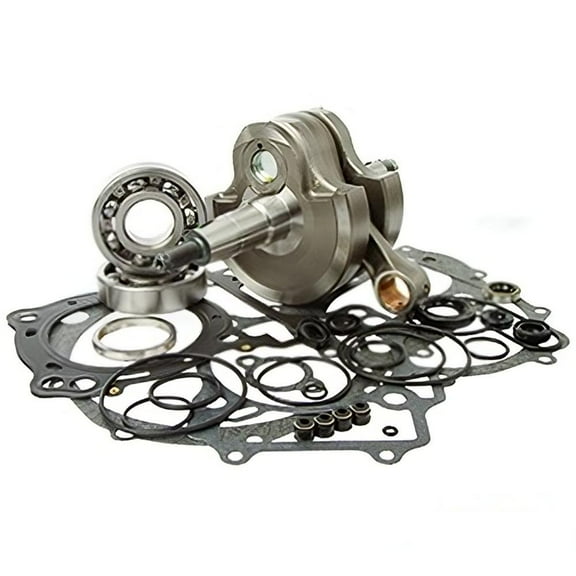 Complete Bottom End Engine Rebuild Kit Compatible with 2009-2014 Suzuki LT-Z400 QuadSport 398cc 4-Stroke Crankshaft Assembly Bearing Seal Kit 12200-07840