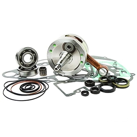 Complete Bottom End Engine Rebuild Kit Compatible with 2001-2003 Suzuki RM125 124cc 2-Stroke Crankshaft Assembly Bearing Seal Kit 12200-36F00