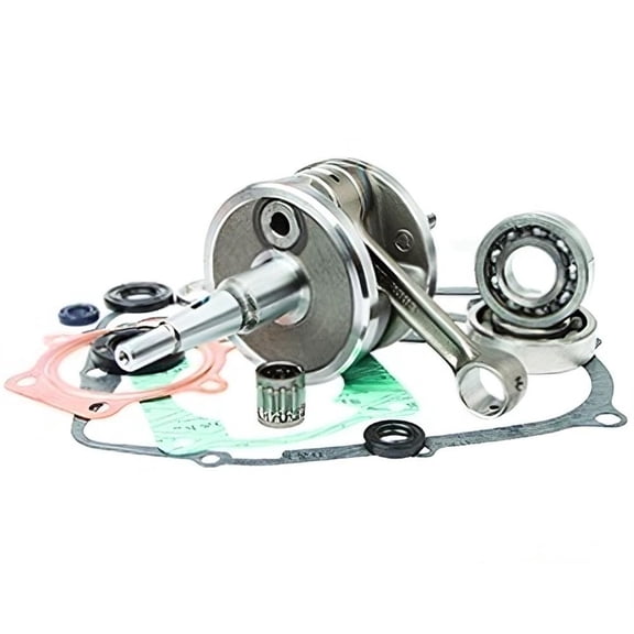 OEM Grade +2mm Stroke Stroker Bottom End Rebuild Kit Compatible with 1988-2006 Yamaha YFS200 Blaster 200 195cc 2-Stroke Crankshaft Bearings Seals Gaskets 37F-11400-00-00