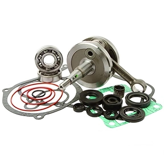Complete Bottom End Engine Rebuild Kit Compatible with 1993-2001 Yamaha YZ80 80cc 2-Stroke Crankshaft Assembly Bearing Seal Kit 4ES-11400-00-00