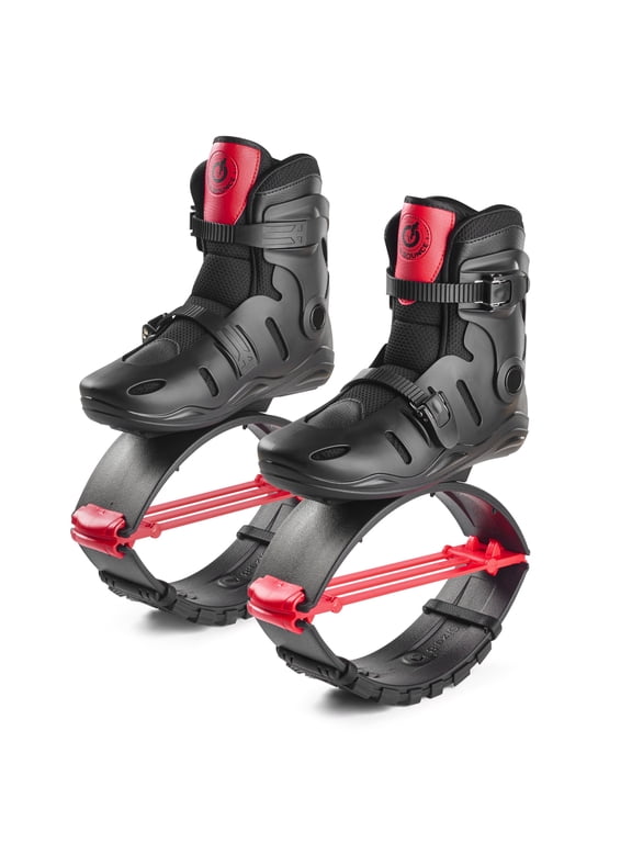 Jumping Shoes for Adults, Red Kangaroo Jump Boots Up to 245 Lbs. (X-Large)
