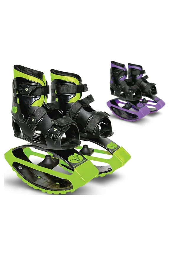 Kangaroo Shoes for Kids Ages 8-12 – Jumping Shoes for Bouncing, Green – Fun & Active Bounce Shoes for Physical Play