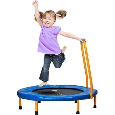 New-Bounce Mini Trampoline - Foldable Trampoline for Children and Adults - Fitness Rebounder Trampoline - Holds Up to 150-220 Lbs