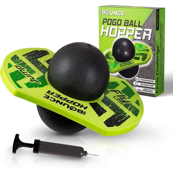 New Bounce Pogo Ball Stick – Bounce Ball with Handle, Green