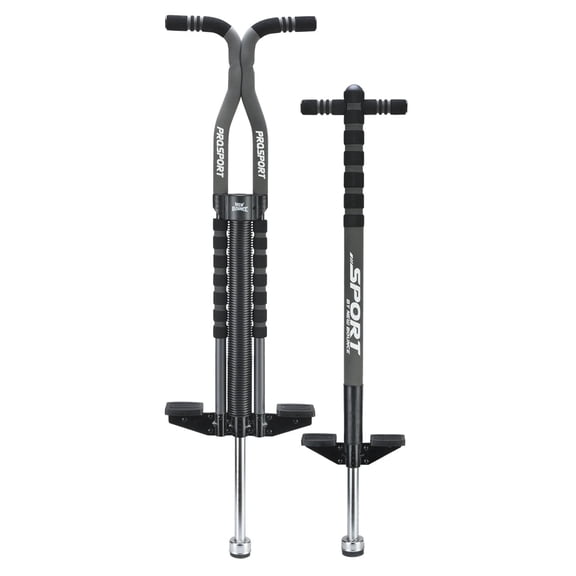New Bounce Pogo Stick 2-Pack Combo – Kids Sport & Pro Pogo Sticks with Foam Grips – Beginner & Intermediate Models, Outdoor Active Toy for Boys & Girls