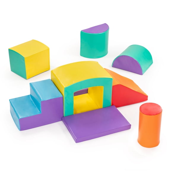 New Bounce Toddler Climbing Toys - Soft Play Set for Kids - Foam Climbing Blocks - Safe Soft Gym Equipment - Great for All Ages