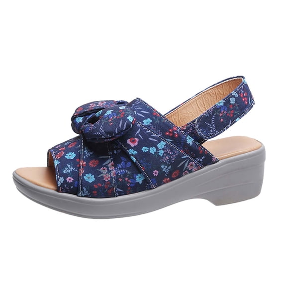 New Bow Knot Platform Sandals Women's Fish Mouth Fashion Sandals