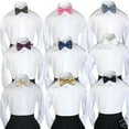 thumbnail image 1 of New Bow Tie 9 colors choice Baby Toddler Boys Wedding Formal Tuxedo Vest Suit, 1 of 1