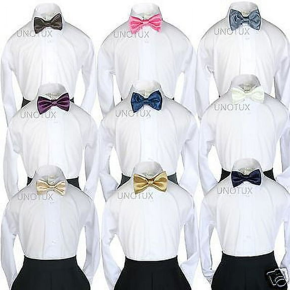 New Bow Tie 9 colors choice Baby Toddler Boys Wedding Formal Tuxedo Vest Suit