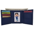 thumbnail image 1 of New Boys Slim Thin Nylon Trifold Wallet with Coin Pouch, 1 of 32