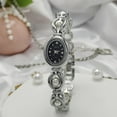 thumbnail image 1 of New Bracelet Watch Women's Oval Steel Strap Medieval Imitation Pearl Watch, 1 of 5