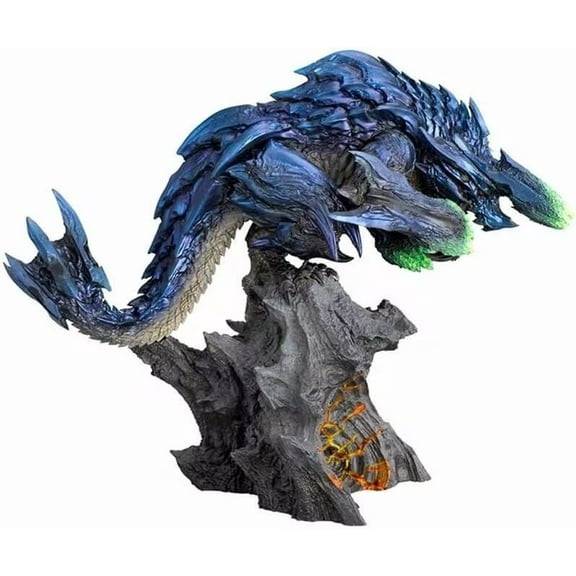 New Brachydios Figure, Tree Stump Standing Brachydios Anime Figures 16cm/6.3inch Handmade Characters Handicrafts Souvenirs for Anime Fans Gifts