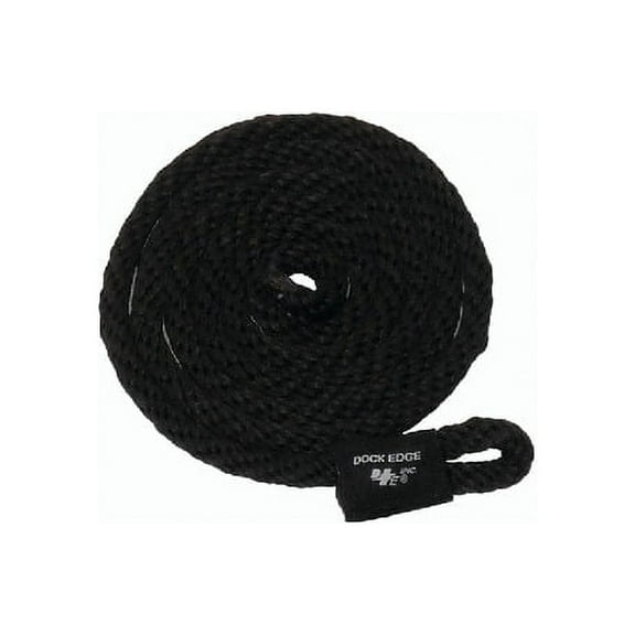 New Braided Polypropylene Fender Line dock Edge 91-576-f 3/8" x 8' Black