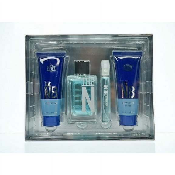 New Brand Prestige The New Brand , 4 Pc Gift Set 3.3oz EDT Spray, 0.5oz EDT Spray , 4.4oz Shower Gel, 4.4oz After Shave