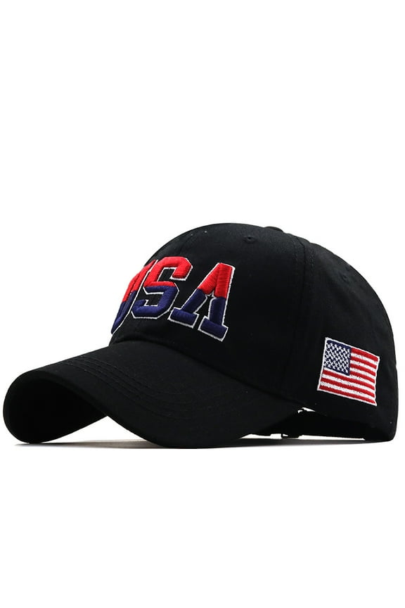 USA Flag Baseball Cap For Men Women Cotton Snapback Hat Unisex America Embroidery Hip Hop Caps Gorras Pe USA Baseball Cap American Flag Patriotic Hat Ball Sports Sun Hat for Adult Youth