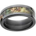 thumbnail image 1 of New Break Up Men's Camo 8mm Black Zirconium Band with Polished Edges and Deluxe Comfort Fit, 1 of 1