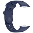 thumbnail image 1 of New Breathable Watchband Smart Watch Replacement Silicone Strap Wristband Bracelet DARK BLUE, 1 of 8