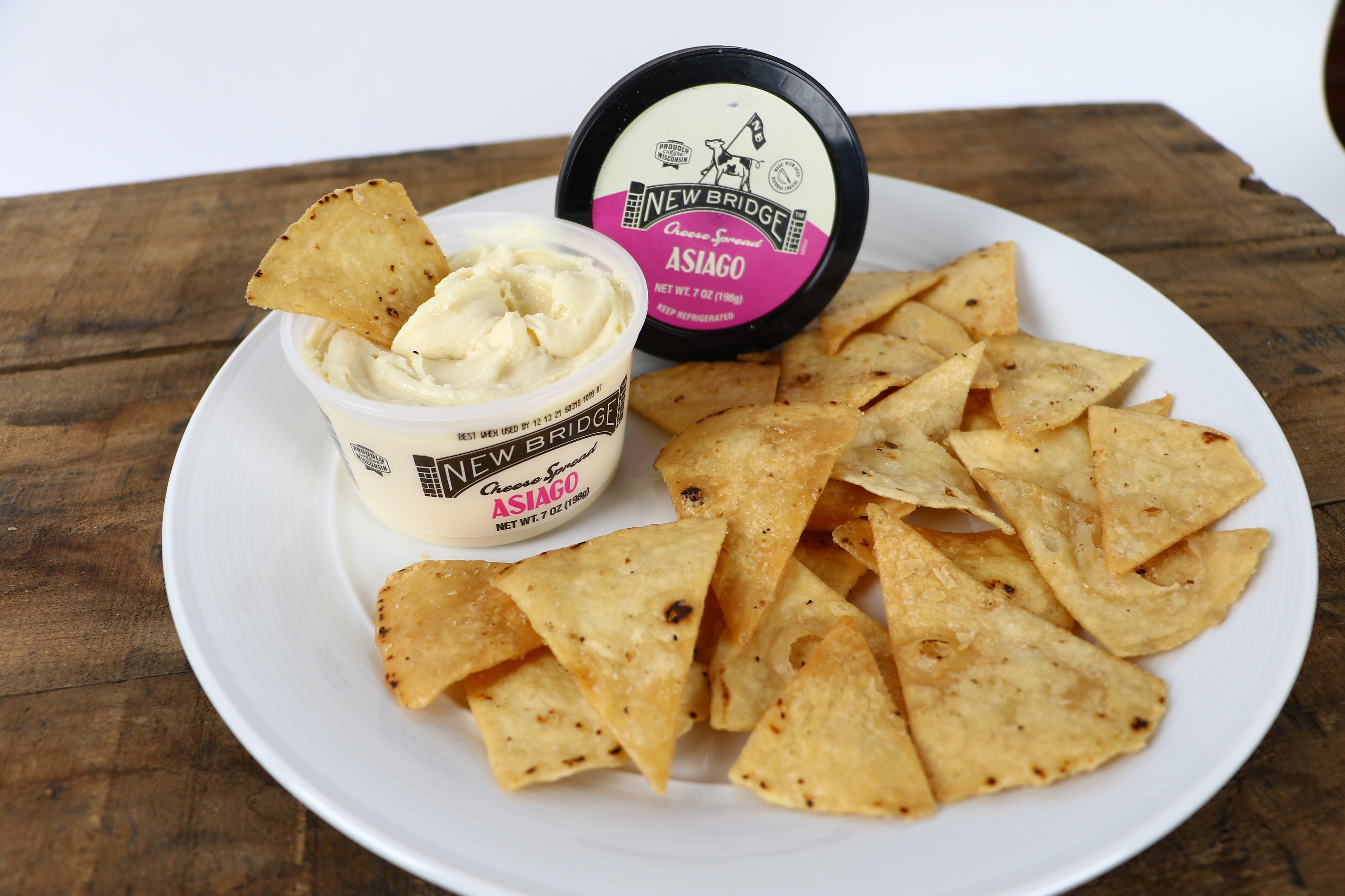 New Bridge Asiago Cheese Spread, 7OZ, 12 Pack