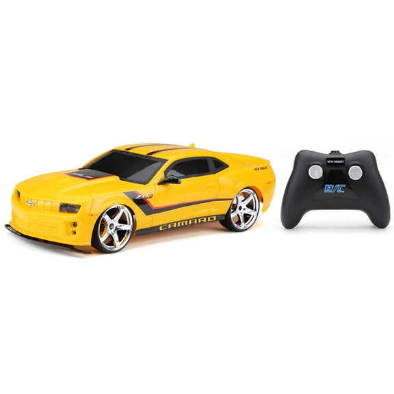 New Bright (1:10) Chevy Camaro Battery Radio Control Sports Car, 61029U-7Y, Yellow