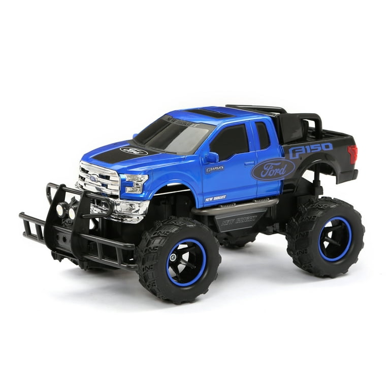 New Bright 1 14 Ford F 150 Battery Remote Control Blue Truck 61474W 1BK Child Walmart
